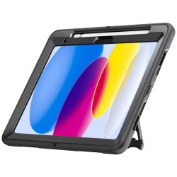 4Smarts Backcover iPad 10.9 (10e generatie) Zwart Model-specifieke tablethoes
