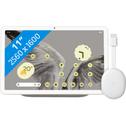 Google Pixel Tablet 128GB Wifi Crème + Chromecast 4K met Google TV
